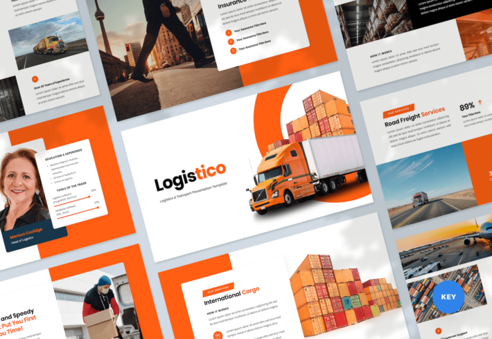 Logistics & Transport Keynote Presentation Template