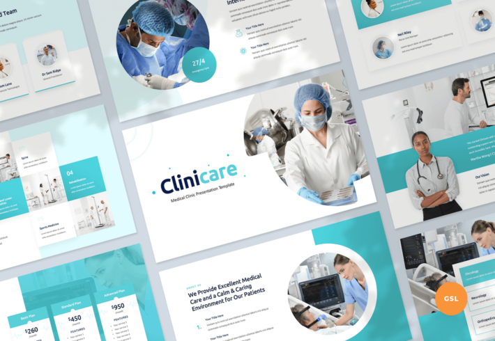 Medical Clinic Google Slides Presentation Template
