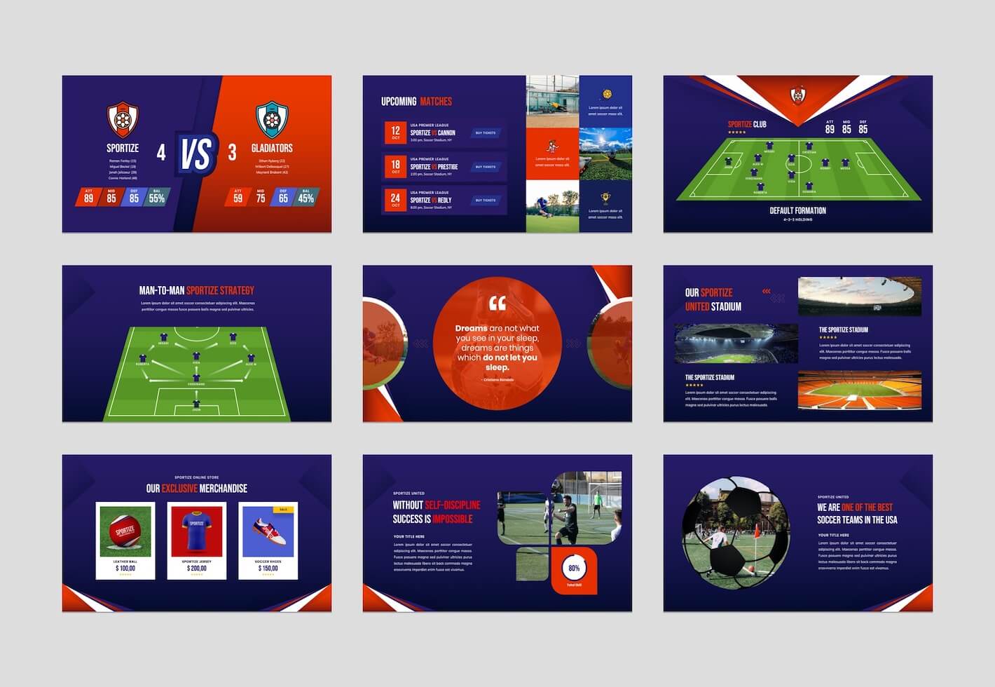 soccer powerpoint template
