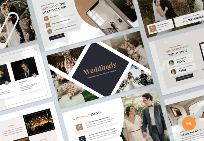 Weddingly – Wedding Planner Google Slides Presentation Template