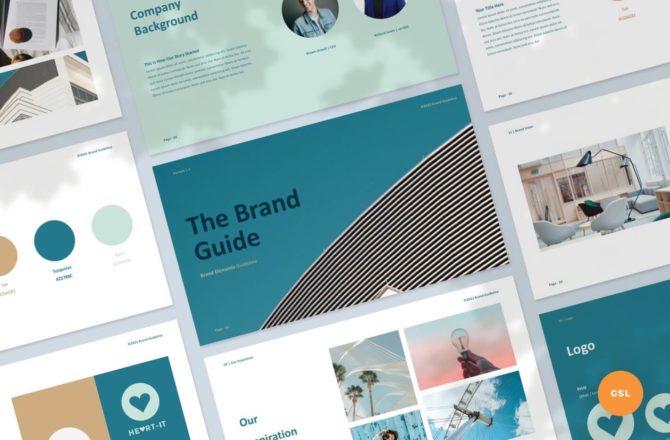 Brand Guideline Google Slides Presentation Template - Graphue