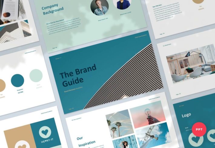 The Brand Guide – Branding Guideline PowerPoint Presentation Template