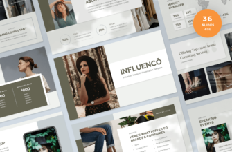 Influenco – Influencer Media Kit Google Slides Presentation Template