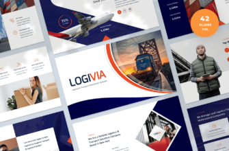 Logivia – Logistics and Transport Google Slides Presentation Template