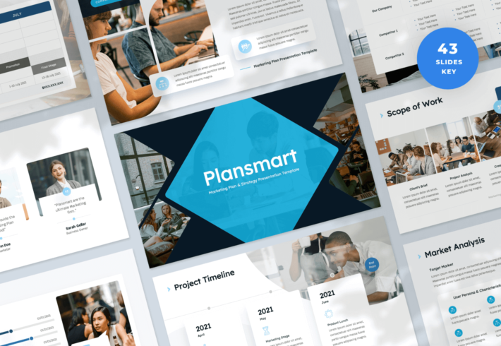 Plansmart – Marketing Plan Keynote Presentation Template