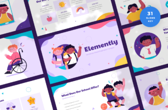 Elemently – Elementary School Keynote Presentation Template