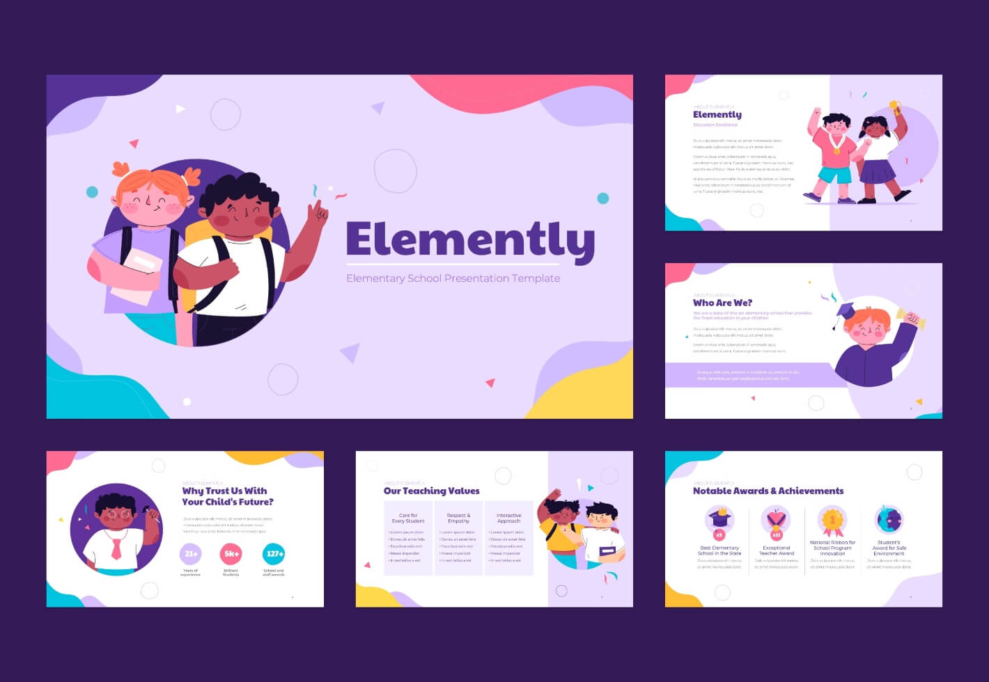 Elemently Elementary Powerpoint Presentation Template Graphue Riset