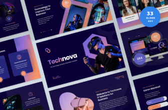 Technova – IT and Technology Company Keynote Presentation Template