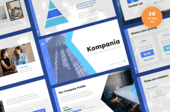 Kompania – Company Profile Google Slides Presentation Template