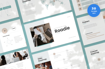 Roadie – Roadmap Keynote Presentation Template