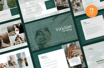 Viridian – Wedding Google Slides Presentation Template