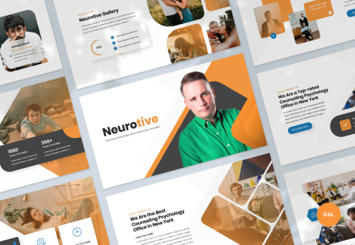 Neurotive – Counseling Psychology Office Google Slides Presentation Template