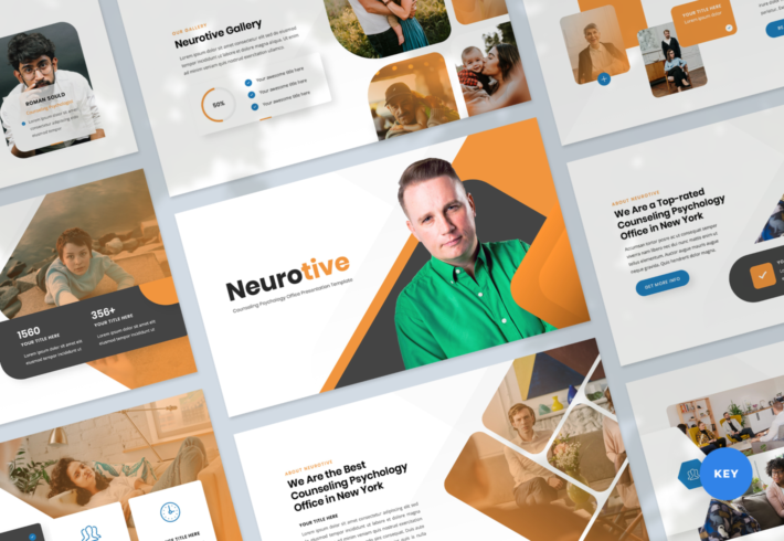 Neurotive – Counseling Psychology Office Keynote Presentation Template