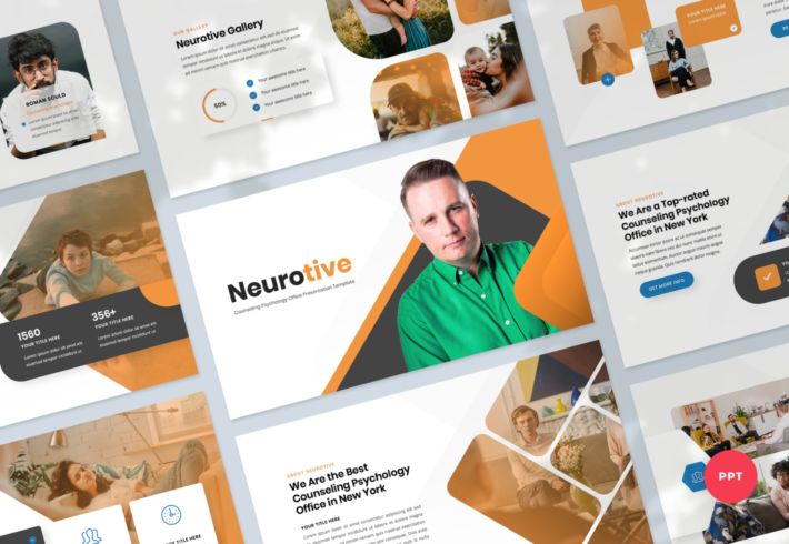 Neurotive – Counseling Psychology Office PowerPoint Presentation Template