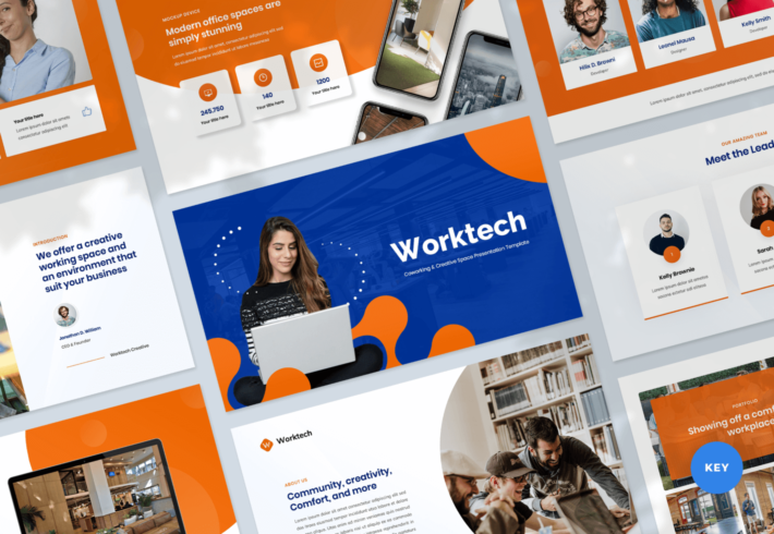 Coworking and Creative Space Keynote Presentation Template
