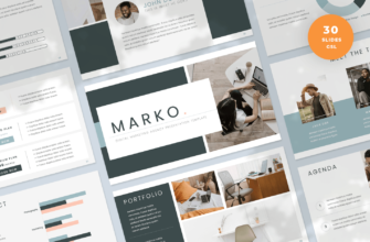 Marko – Digital Marketing Agency Google Slides Presentation Template