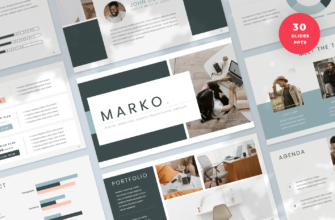 Marko – Digital Marketing Agency PowerPoint Presentation Template