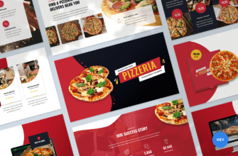 Pizzeria – Pizza and Fast Food Keynote Presentation Template