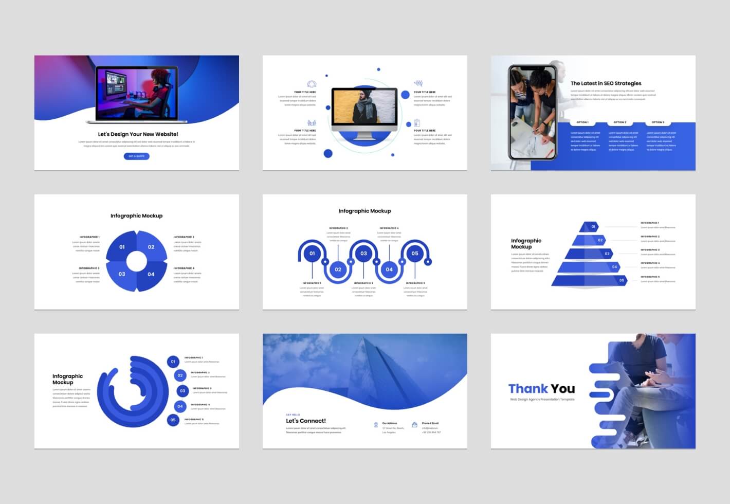 web design presentation templates