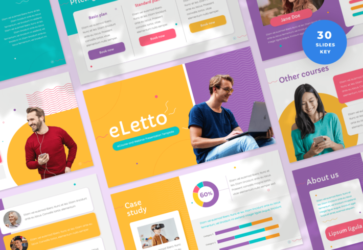 eLetto – eCourse and Webinar Keynote Presentation Template