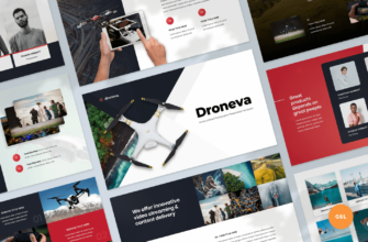 Droneva – Drone Aerial Photography Google Slides Presentation Template