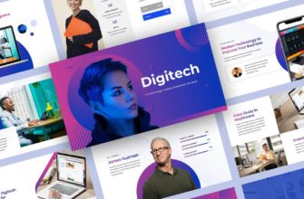 Digitech – IT and Technology Company Google Slides Presentation Template