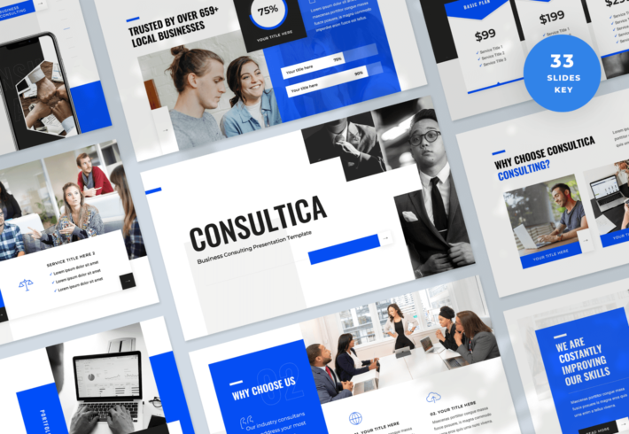 Consultica – Business Consulting Keynote Presentation Template