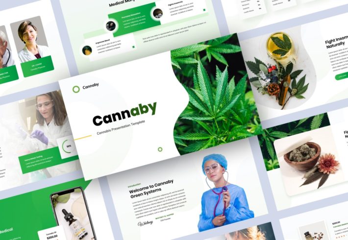 Cannaby – Cannabis Google Slides Presentation Templates