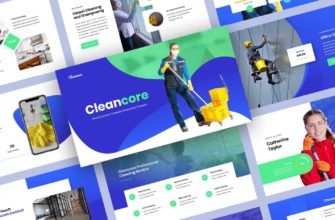 Cleancore – Cleaning Services Company PowerPoint Presentation Templates
