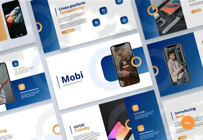 Mobi – Mobile App Google Slides Presentation Template