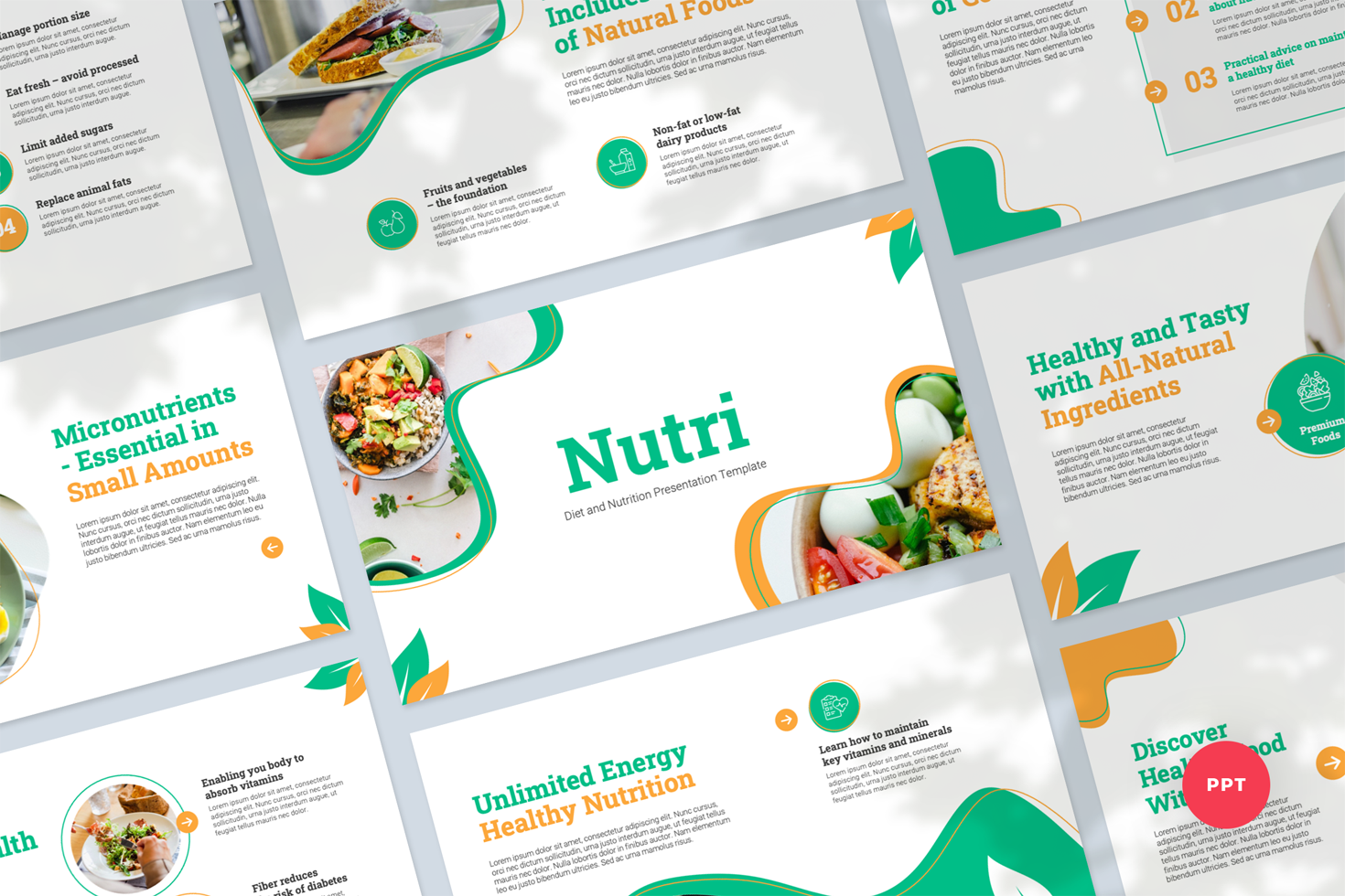 diet-and-nutrition-powerpoint-presentation-template-graphue
