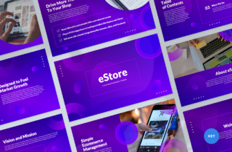 eStore – E-commerce Presentation Keynote Template