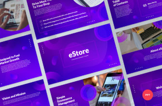 eStore – E-commerce Presentation Powerpoint Template