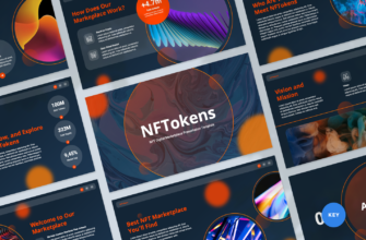 NFTokens – NFT Digital Marketplace Presentation Keynote Template