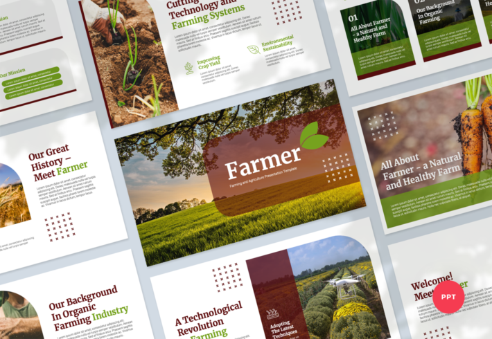 Farmer – Farming and Agriculture Presentation PowerPoint Template