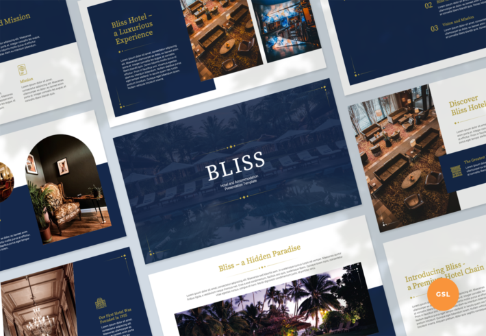 Bliss – Hotel and Accommodation Presentation Google Slides Template