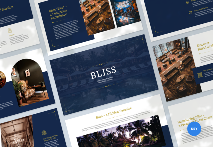 Bliss – Hotel and Accommodation Presentation Keynote Template