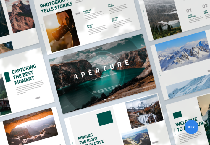 Aperture – Photography Portfolio Presentation Keynote Template