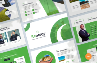 Renergy – Renewable Energy Presentation Google Slides Template