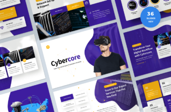 Cybercore – Cyber Security Company Presentation Keynote Template