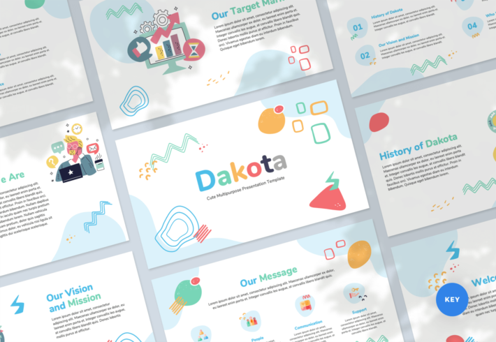 Dakota – Cute Multipurpose Presentation Keynote Template