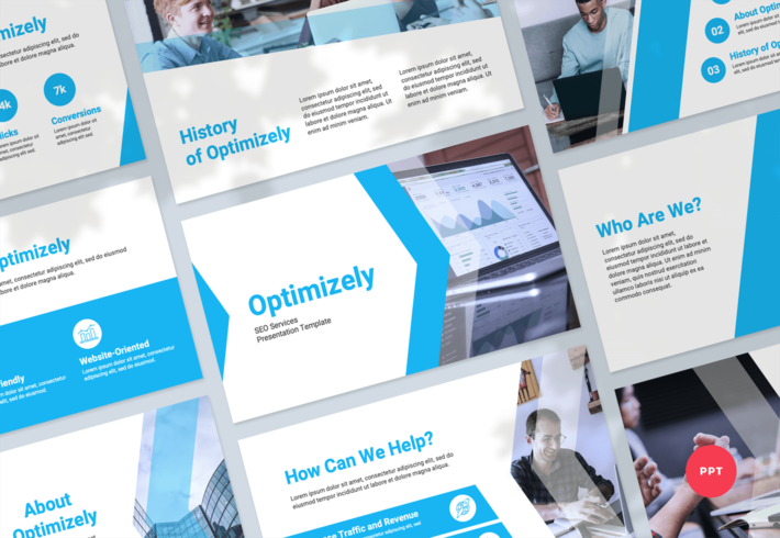 Optimizely – SEO Services Presentation PowerPoint Template