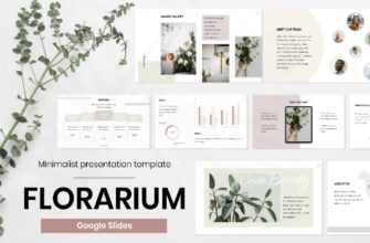 Florarium – Beauty Presentation Google Slides Template