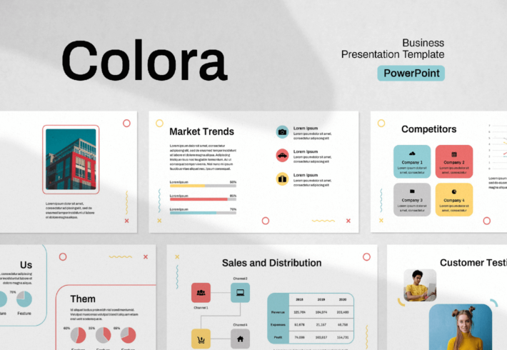 Colora – Business Presentation PowerPoint Template