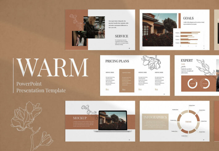 Warm – Presentation PowerPoint Template