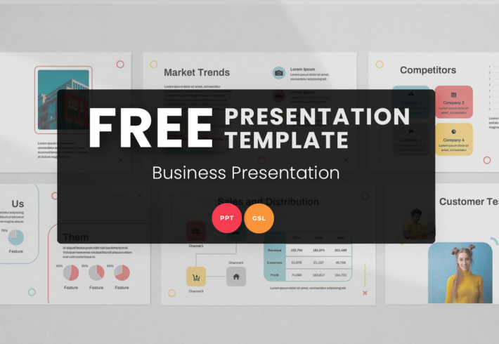 Colora – Business Presentation PowerPoint Template – FREE