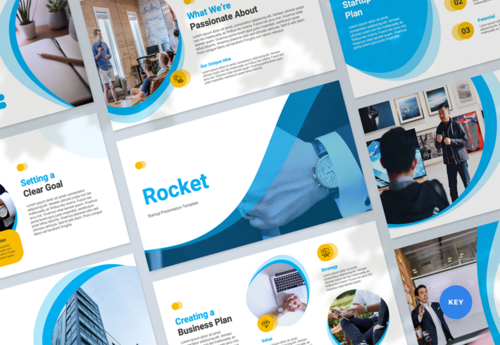 Rocket – Startup Presentation Keynote Template