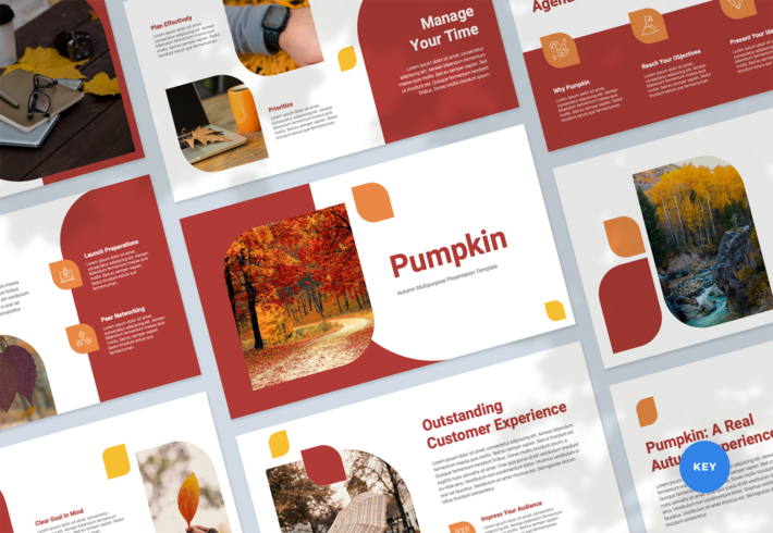 Autumn – Multipurpose Presentation PowerPoint Template