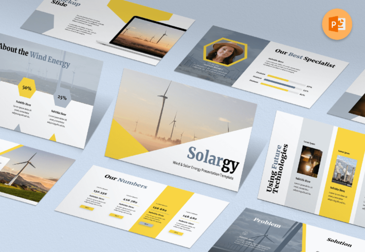 Solargy – Green Energy Presentation PowerPoint Template