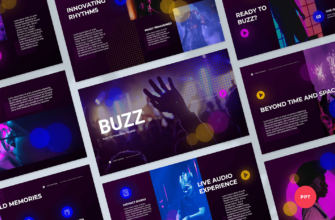 Buzz – Night Club Presentation PowerPoint Template